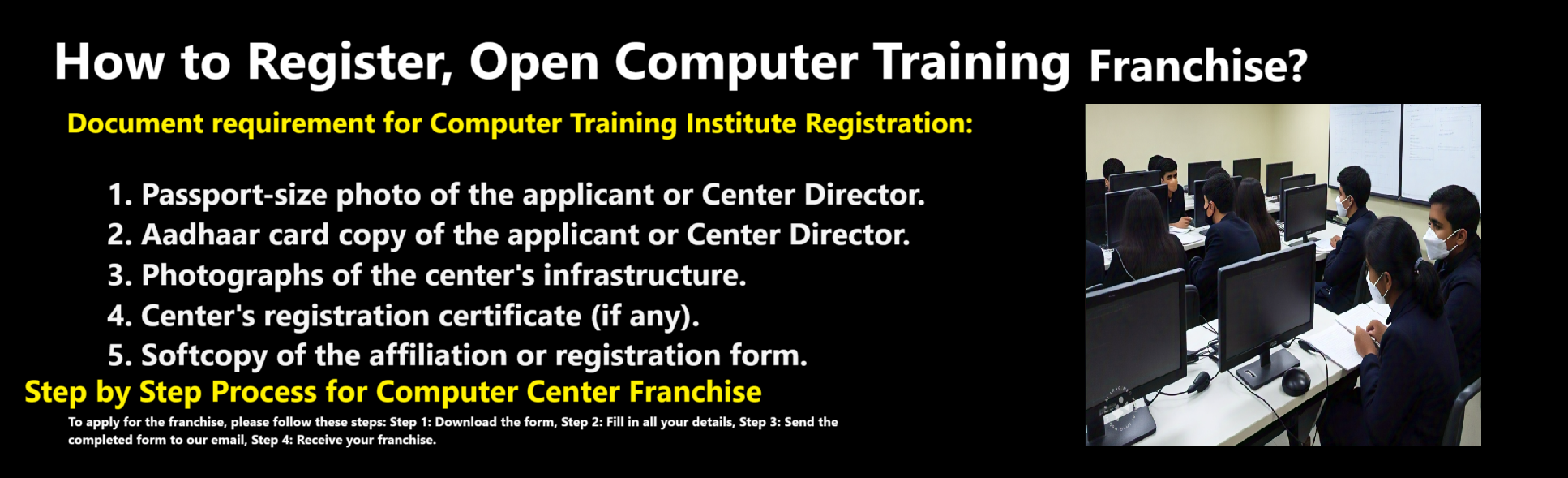 Computer institute Franchise in South Tripura